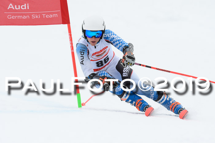 Dt. Schülercup Finale U16 Riesenslalom 08.03.2019