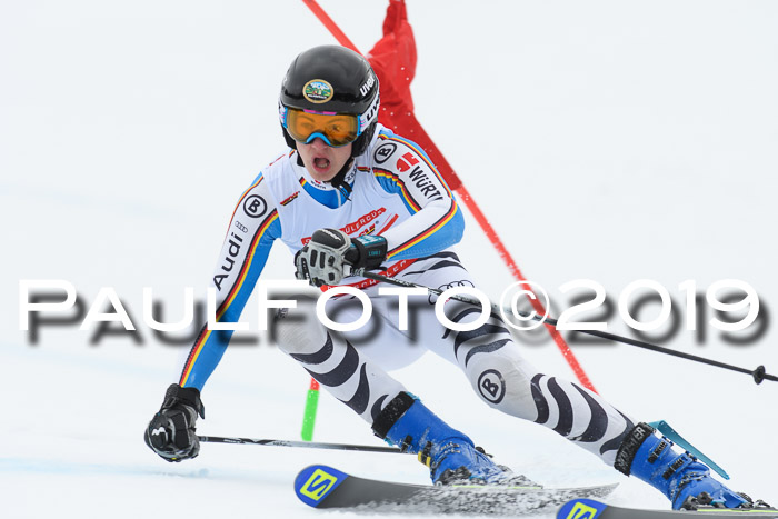 Dt. Schülercup Finale U16 Riesenslalom 08.03.2019