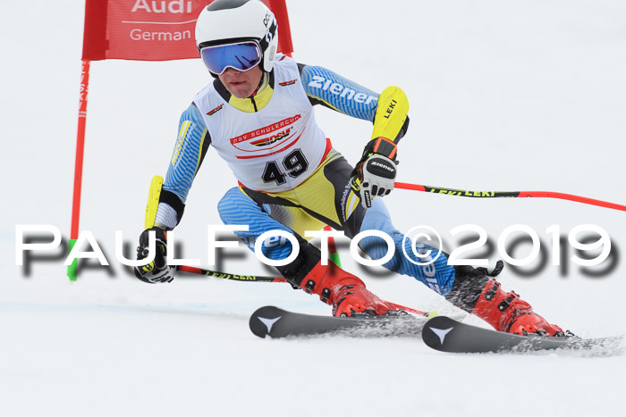 Dt. Schülercup Finale U16 Riesenslalom 08.03.2019