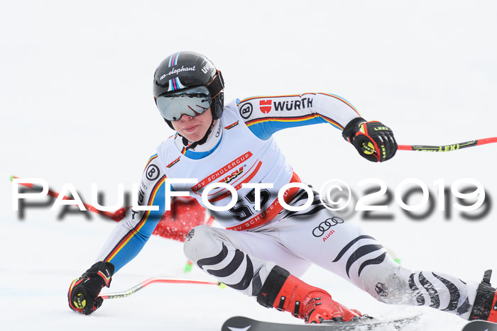 Dt. Schülercup Finale U16 Riesenslalom 08.03.2019