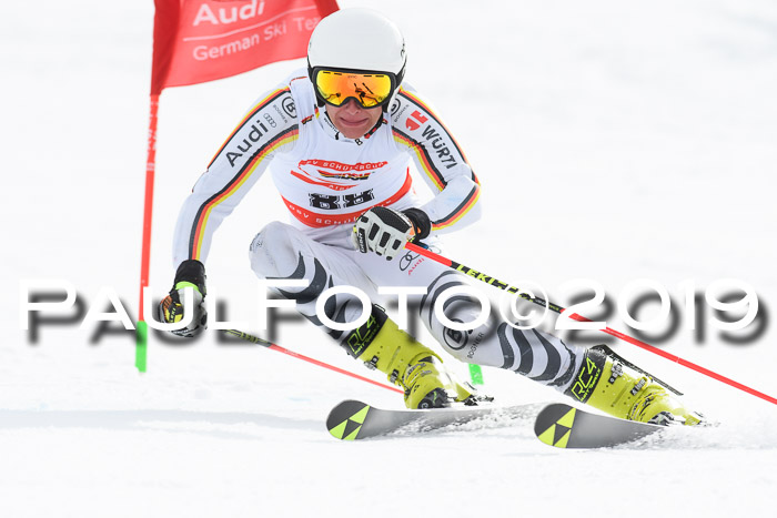 Dt. Schülercup Finale U16 Riesenslalom 08.03.2019