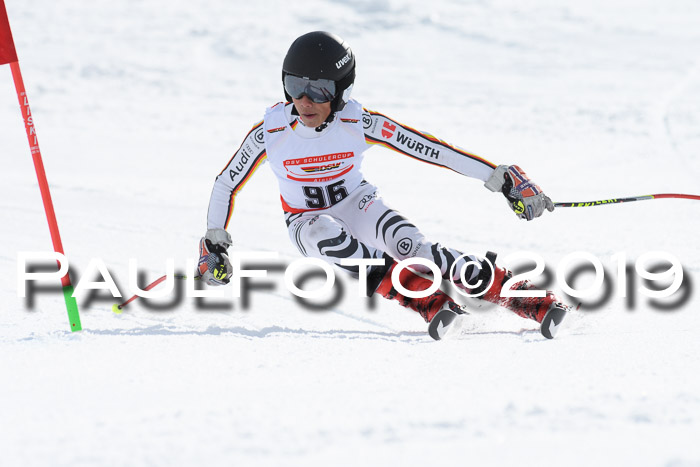 Dt. Schülercup Finale U16 Riesenslalom 08.03.2019