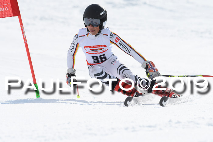 Dt. Schülercup Finale U16 Riesenslalom 08.03.2019