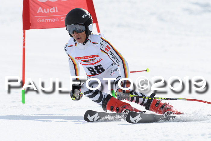 Dt. Schülercup Finale U16 Riesenslalom 08.03.2019