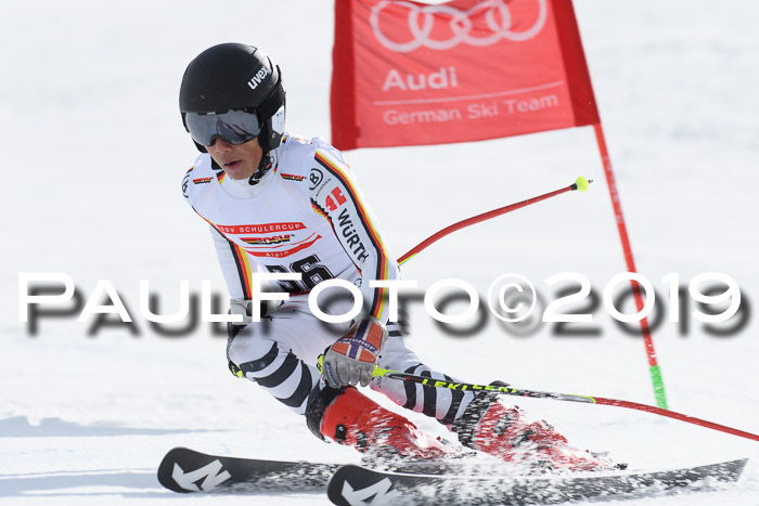 Dt. Schülercup Finale U16 Riesenslalom 08.03.2019