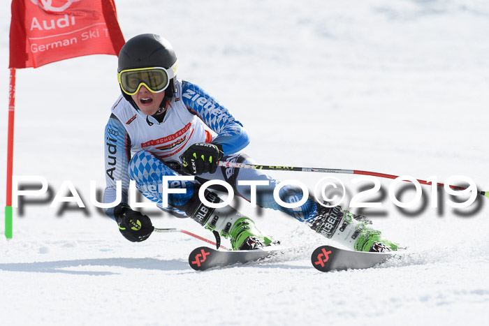 Dt. Schülercup Finale U16 Riesenslalom 08.03.2019