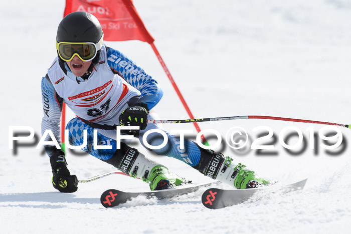 Dt. Schülercup Finale U16 Riesenslalom 08.03.2019