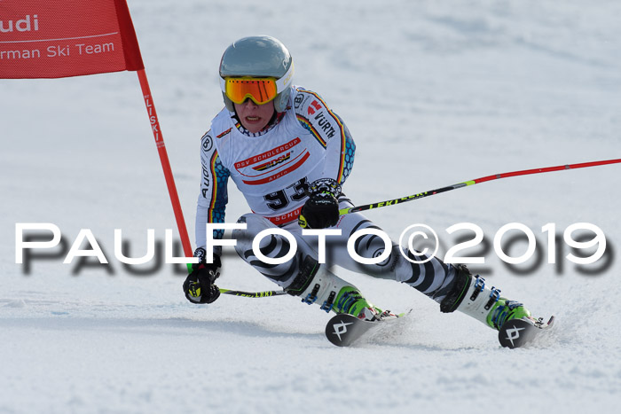 Dt. Schülercup Finale U16 Riesenslalom 08.03.2019