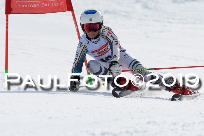 Dt. Schülercup Finale U16 Riesenslalom 08.03.2019