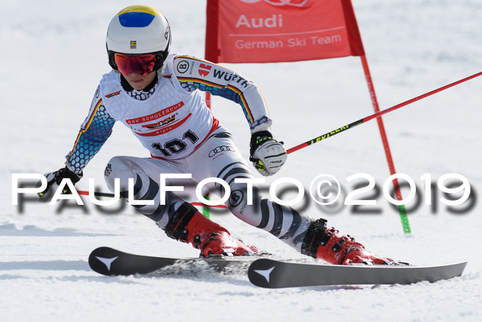 Dt. Schülercup Finale U16 Riesenslalom 08.03.2019