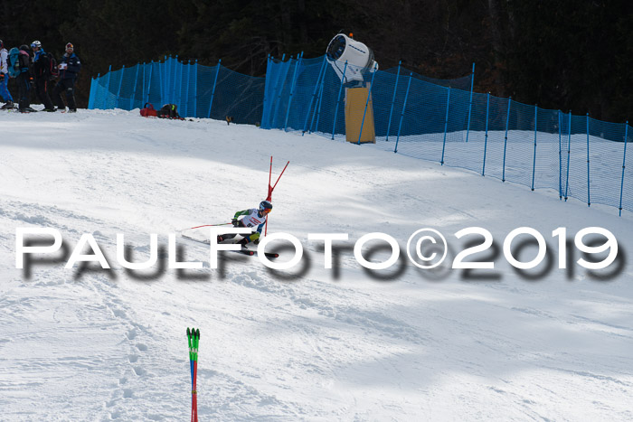 Dt. Schülercup Finale U16 Riesenslalom 08.03.2019