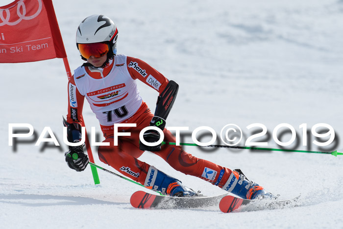 Dt. Schülercup Finale U16 Riesenslalom 08.03.2019