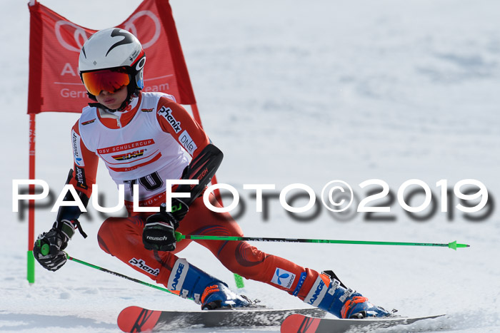 Dt. Schülercup Finale U16 Riesenslalom 08.03.2019