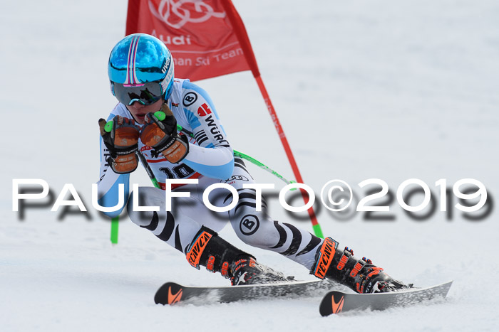 Dt. Schülercup Finale U16 Riesenslalom 08.03.2019