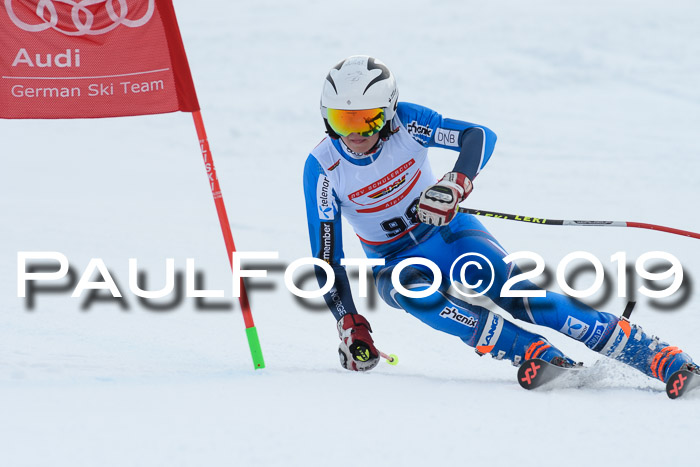 Dt. Schülercup Finale U16 Riesenslalom 08.03.2019