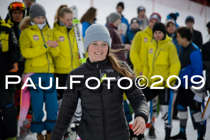 Dt. Schülercup Finale U16 Riesenslalom 08.03.2019