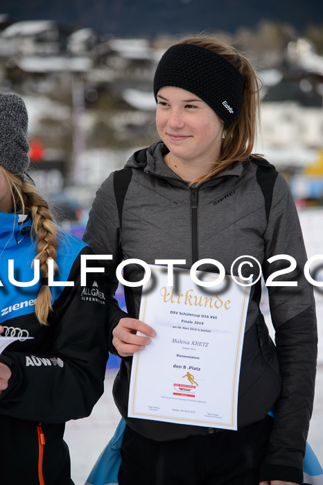 Dt. Schülercup Finale U16 Riesenslalom 08.03.2019