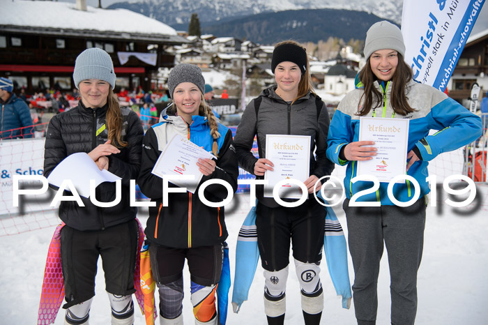 Dt. Schülercup Finale U16 Riesenslalom 08.03.2019