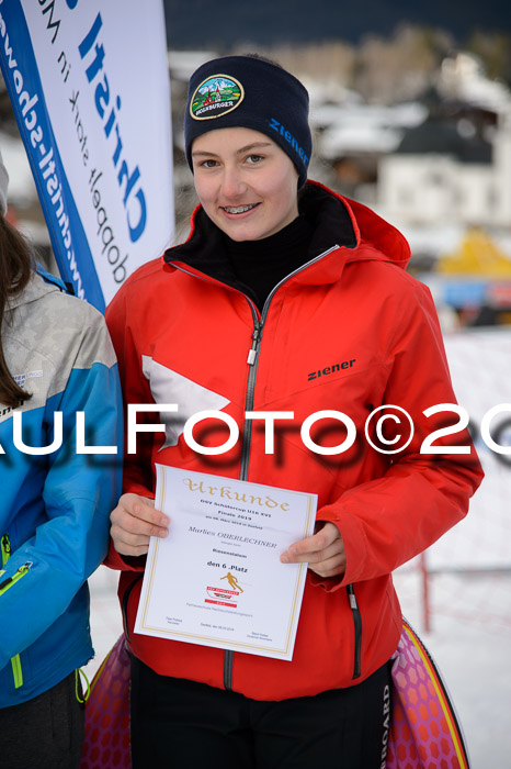 Dt. Schülercup Finale U16 Riesenslalom 08.03.2019