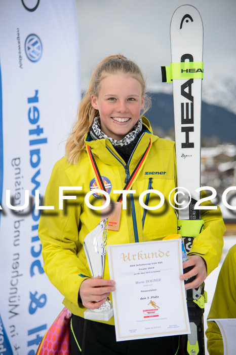 Dt. Schülercup Finale U16 Riesenslalom 08.03.2019