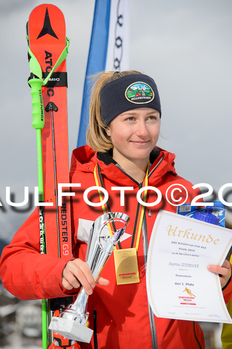 Dt. Schülercup Finale U16 Riesenslalom 08.03.2019