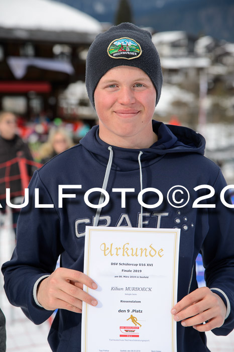 Dt. Schülercup Finale U16 Riesenslalom 08.03.2019