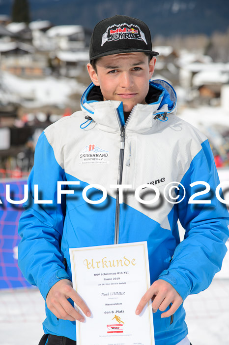 Dt. Schülercup Finale U16 Riesenslalom 08.03.2019