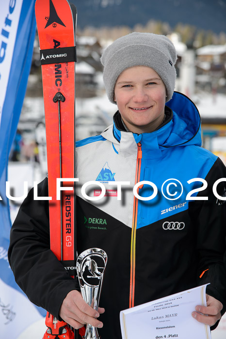 Dt. Schülercup Finale U16 Riesenslalom 08.03.2019