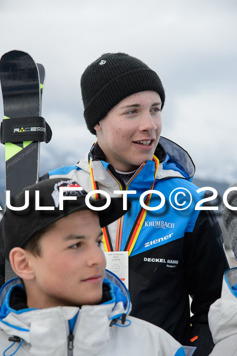 Dt. Schülercup Finale U16 Riesenslalom 08.03.2019