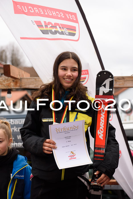 DSV Schülercup U14 Finale Slalom 09.03.2019