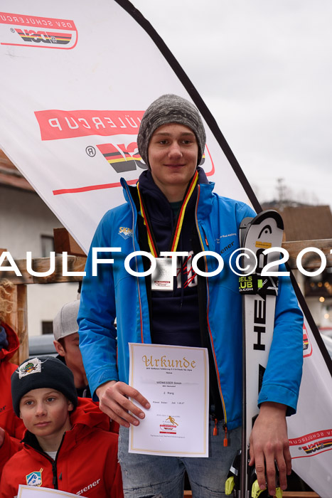 DSV Schülercup U14 Finale Slalom 09.03.2019