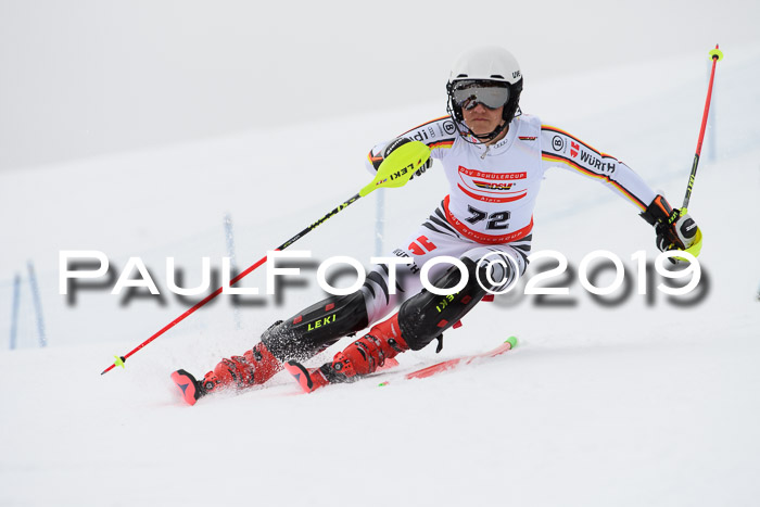 Dt. Schülercup U16 Finale,Slalom, 09.03.2019, Siegerehrungen DSC Technik