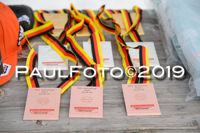 Dt. Schülercup U16 Finale,Slalom, 09.03.2019, Siegerehrungen DSC Technik