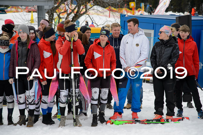 Dt. Schülercup U16 Finale,Slalom, 09.03.2019, Siegerehrungen DSC Technik