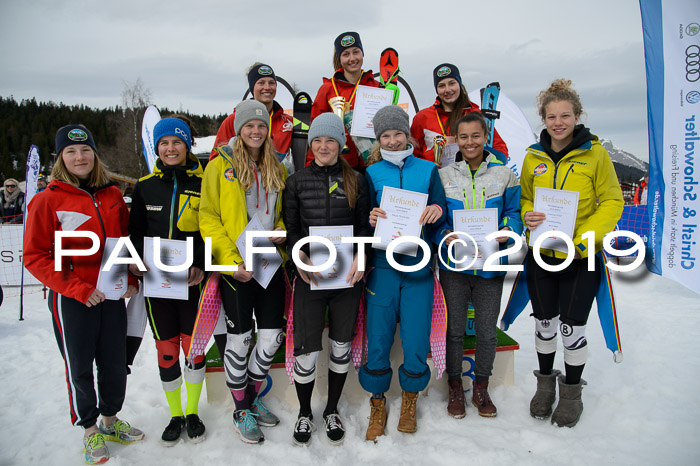 Dt. Schülercup U16 Finale,Slalom, 09.03.2019, Siegerehrungen DSC Technik