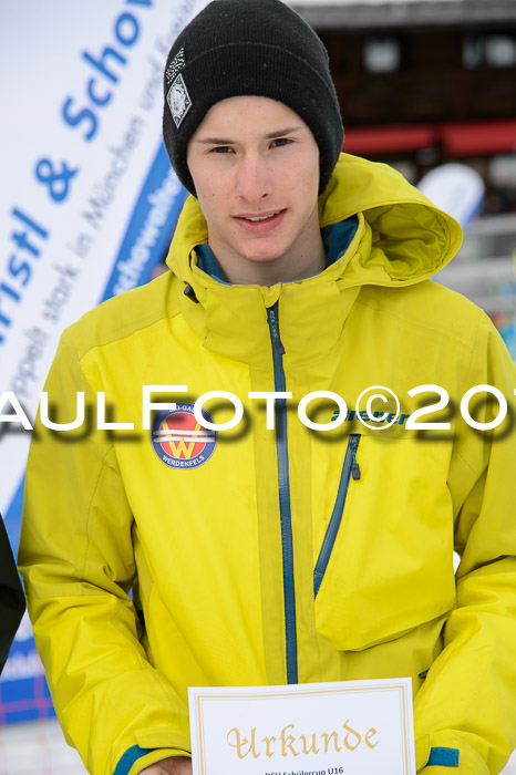 Dt. Schülercup U16 Finale,Slalom, 09.03.2019, Siegerehrungen DSC Technik