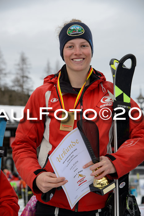 Dt. Schülercup U16 Finale,Slalom, 09.03.2019, Siegerehrungen DSC Technik