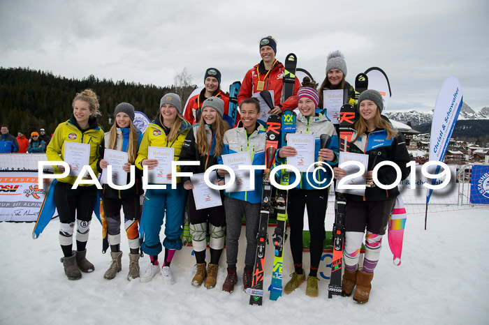 Dt. Schülercup U16 Finale,Slalom, 09.03.2019, Siegerehrungen DSC Technik