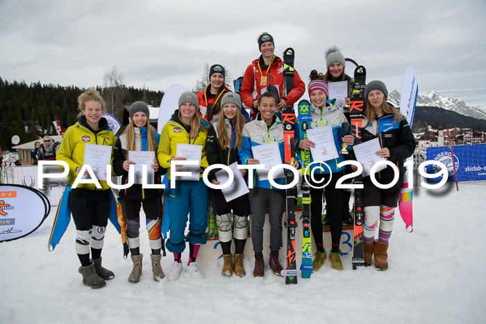 Dt. Schülercup U16 Finale,Slalom, 09.03.2019, Siegerehrungen DSC Technik