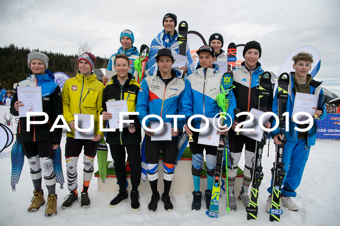 Dt. Schülercup U16 Finale,Slalom, 09.03.2019, Siegerehrungen DSC Technik