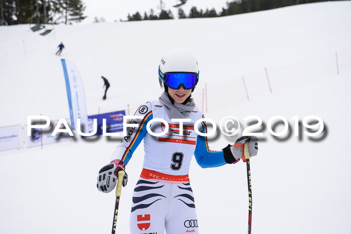 Dt. Schülercup U16 Finale, Parallelslalom, 10.03.2019, Siegerehrungen DSC Gesamt