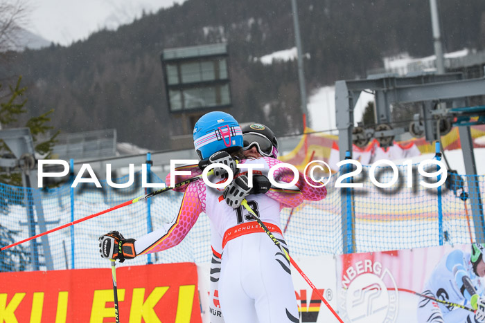 Dt. Schülercup U16 Finale, Parallelslalom, 10.03.2019, Siegerehrungen DSC Gesamt