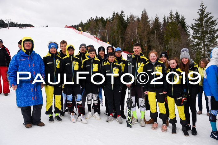 Dt. Schülercup U16 Finale, Parallelslalom, 10.03.2019, Siegerehrungen DSC Gesamt