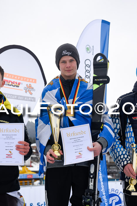 Dt. Schülercup U16 Finale, Parallelslalom, 10.03.2019, Siegerehrungen DSC Gesamt