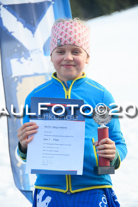 Hessische Jahrgangs Meisterschaft 2019 Kinder U8 - U10, Schüler U12 - U16 
