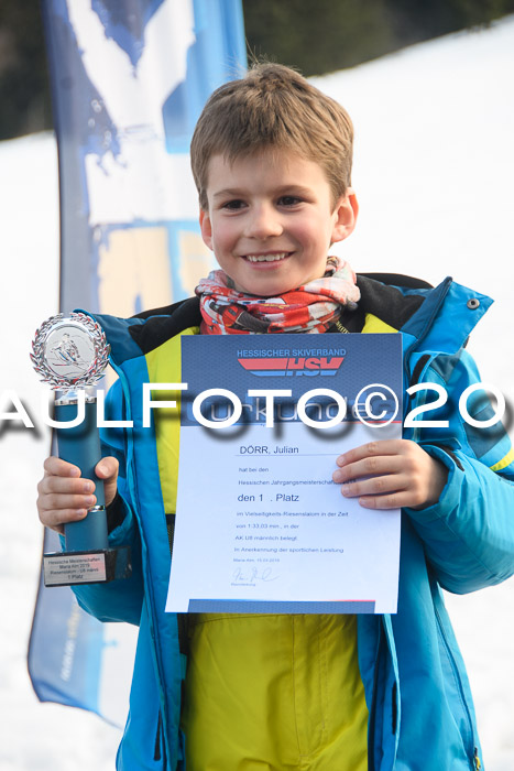 Hessische Jahrgangs Meisterschaft 2019 Kinder U8 - U10, Schüler U12 - U16 