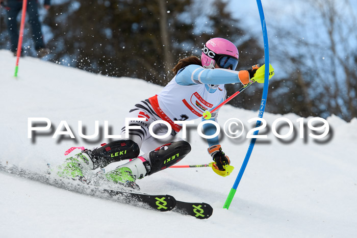 Dt. Schülermeisterschaft Slalom 16.03.2019
