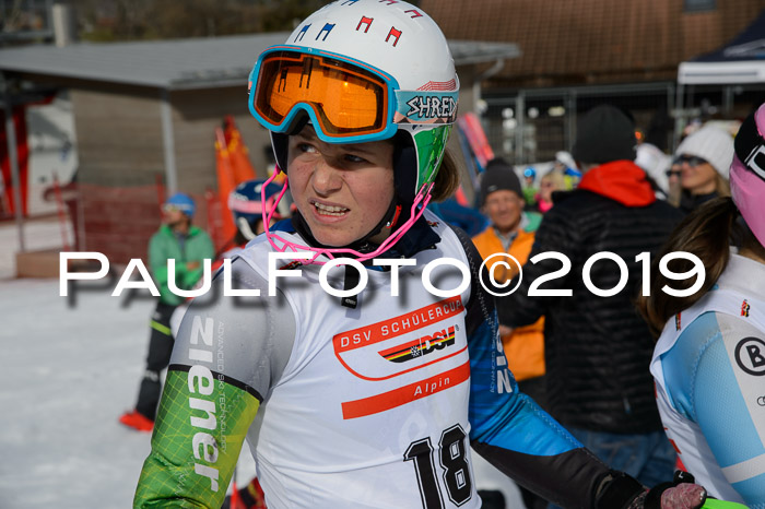 Dt. Schülermeisterschaft Slalom 16.03.2019