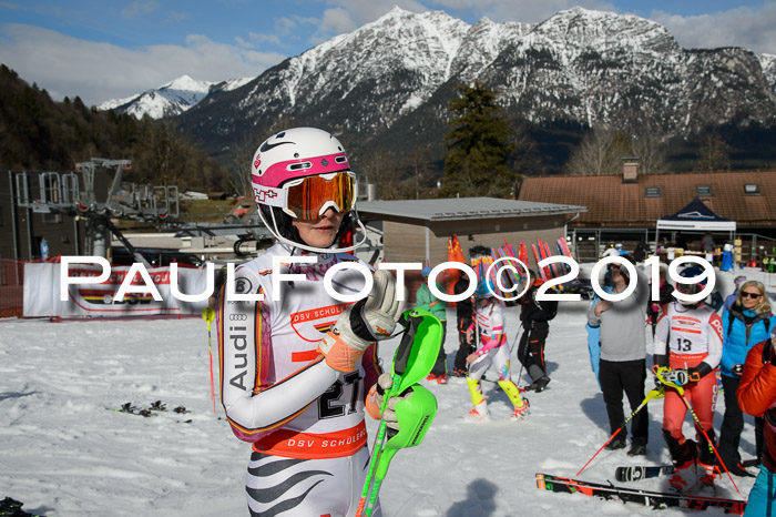 Dt. Schülermeisterschaft Slalom 16.03.2019