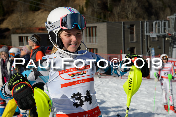 Dt. Schülermeisterschaft Slalom 16.03.2019